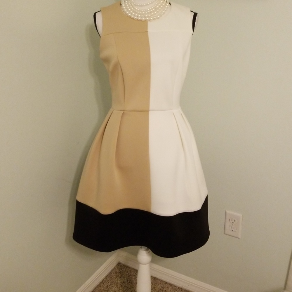 Julie Brown Colorblock Neo Dress, size Large